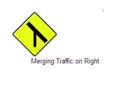 Permanent Traffic Sign Merging Traffic From Right 600x600 W031