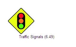 Permanent Traffic Sign Mini-roundabout Ahead 600x600 W044