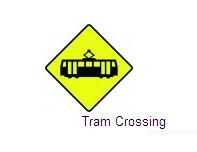 Permanent Traffic Sign Tram Crossing 600x600 W124 Renni
