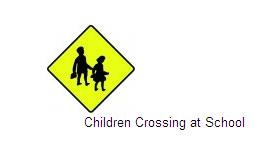 Permanent Traffic Sign Children Crossing At School 600x600 W141 Renni