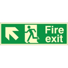 Photoluminescent Safety Signs Photoluminescent Fire Exit Sign Photo1