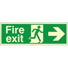 Photoluminescent Safety Signs Photoluminescent Fire Exit Sign Photo2