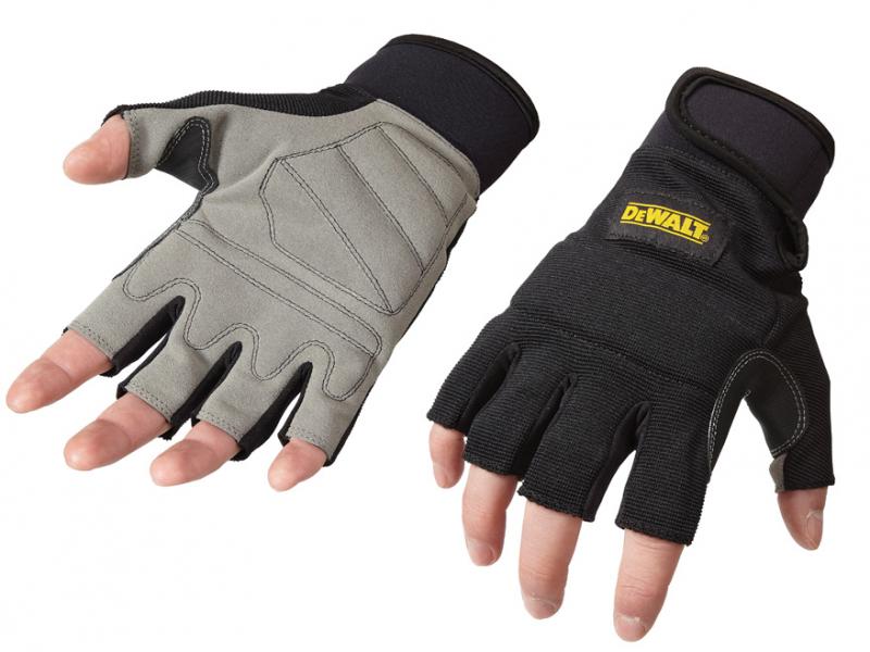 Dpg218l Size L Grey/black Fingerless Glove (sterling Safety)