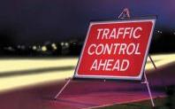 Roll Up Road Signs Traffic Control Ahead Rol17