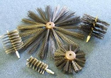 Drain Equipment Poly Spiral Brushes 4" C137a
