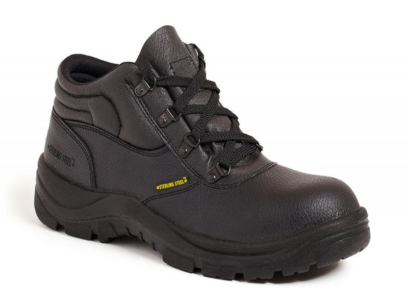 Ss400sm Size 15 Black 4 Eyelet Safety Shoe (sterling Safety)