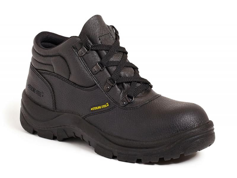 Ss400sm Size 16 Black 4 Eyelet Safety Shoe (sterling Safety)