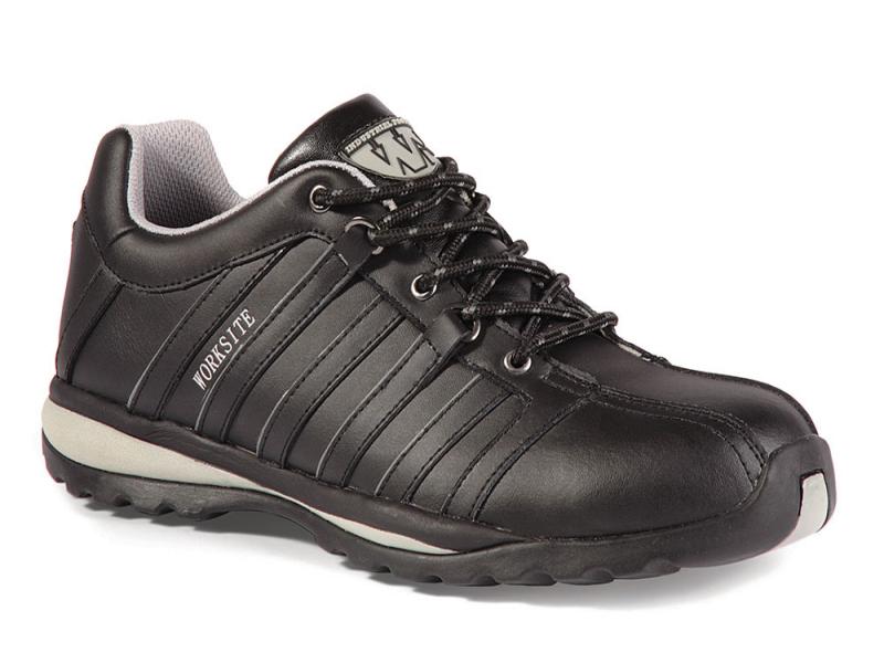 Ss606sm Size 4 Black Low Profile Trainer (sterling Safety)