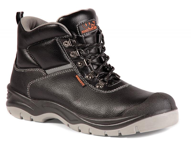 Ss609sm Size 6 Black Grey Safety Boot (sterling Safety)