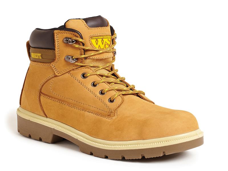 Ss613sm Size 8 Wheat Nu-buck 5" Boot (sterling Safety)