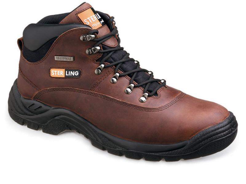 Ss813sm Size 6 Brown Leather Waterproof Hiker (sterling Safety)