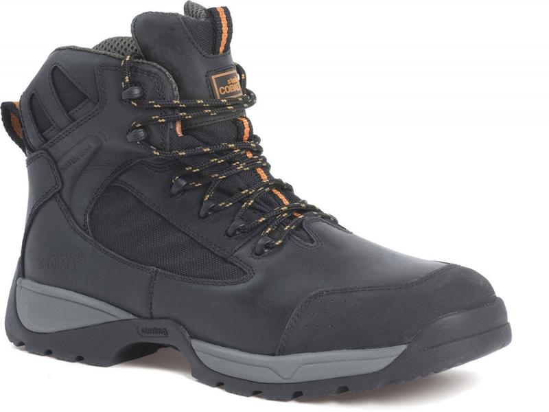 Ss901cm Size 6 Black Nubuck Light Weight Hiker (sterling Safety)