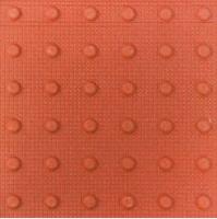 Tactile Paving Red Blister Tiles 400mm X 400mm Tac03
