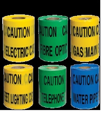 Tapes Underground Warning Tape Gas 365mtr C199