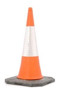 Cones Traffic 1m Traffic Cone Tra03