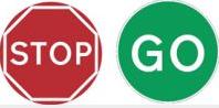 Stop/go Sign Stop/go 600mm Tra127