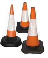 Cones Traffic Melbacone (one Piece Cone)1metre Tra14