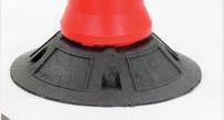 Cones Traffic Cylinder Rubber Base Tra 17