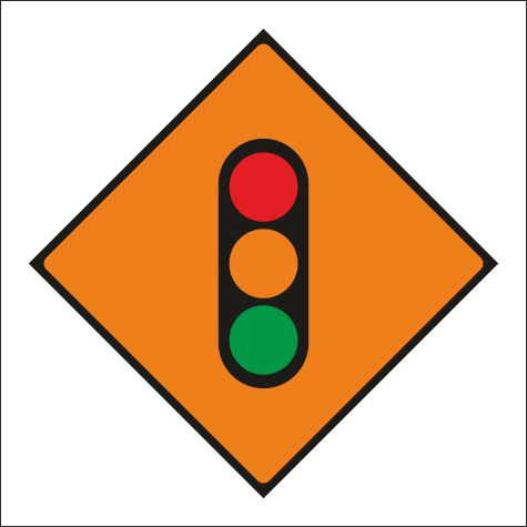 Roll Up Road Signs Wk060-temporary-traffic-lights. 600 X 600